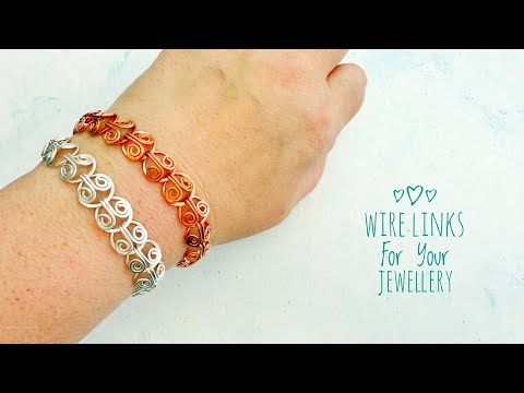 Easy DIY Wire Wrap Jewellery Links Anyone Can Make!