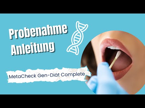 MetaCheck Gen-Diät Probenahme Anleitung