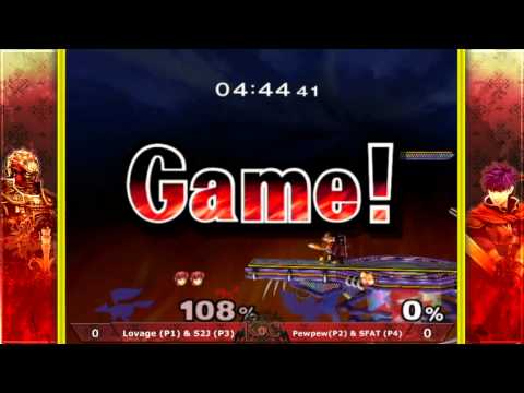 Kings of Cali - Lovage & S2J Vs. PewPewU & SFAT - Super Smash Bros. Melee - SSBM
