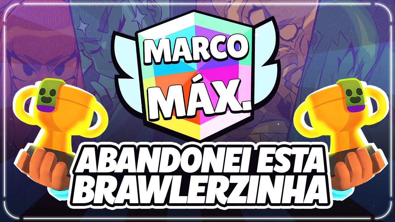 É, EU ERREI... FUI MOLEQUE! COMO SÓ FUI JOGAR COM ESTA BRAWLER AGORA? +1 MARCO MÁX no BRAWL STARS