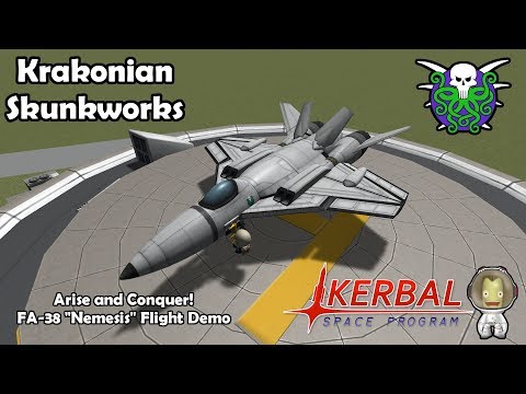 Kerbal Space Program FA-38 VTOL Demo Flight