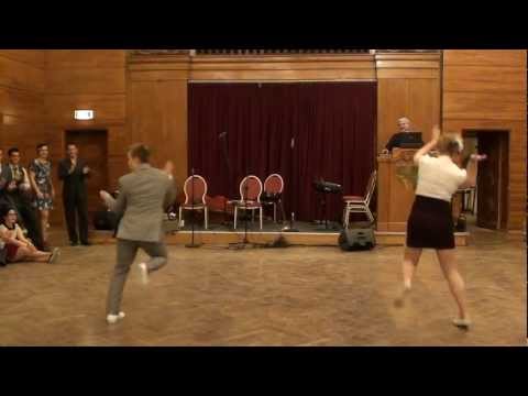 Lindy Hop performance - Winter Jump 2013 - Sondre and Ida