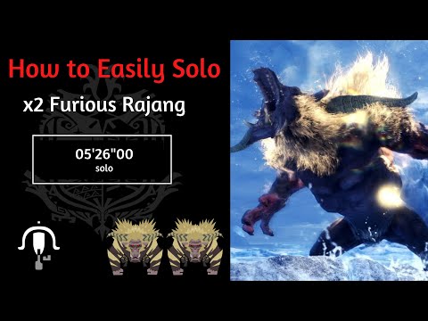 [MHWI] How To Easily Solo The x2 Furious Rajang Event Quest!!! -Build Included-