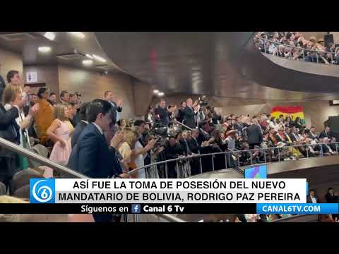 Video: Así fue la toma de posesión del nuevo mandatario de Bolivia, Rodrigo Paz