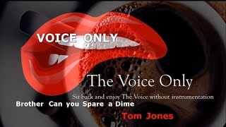 Tom Jones   Brother, Can You Spare A Dime VOICE ONLY