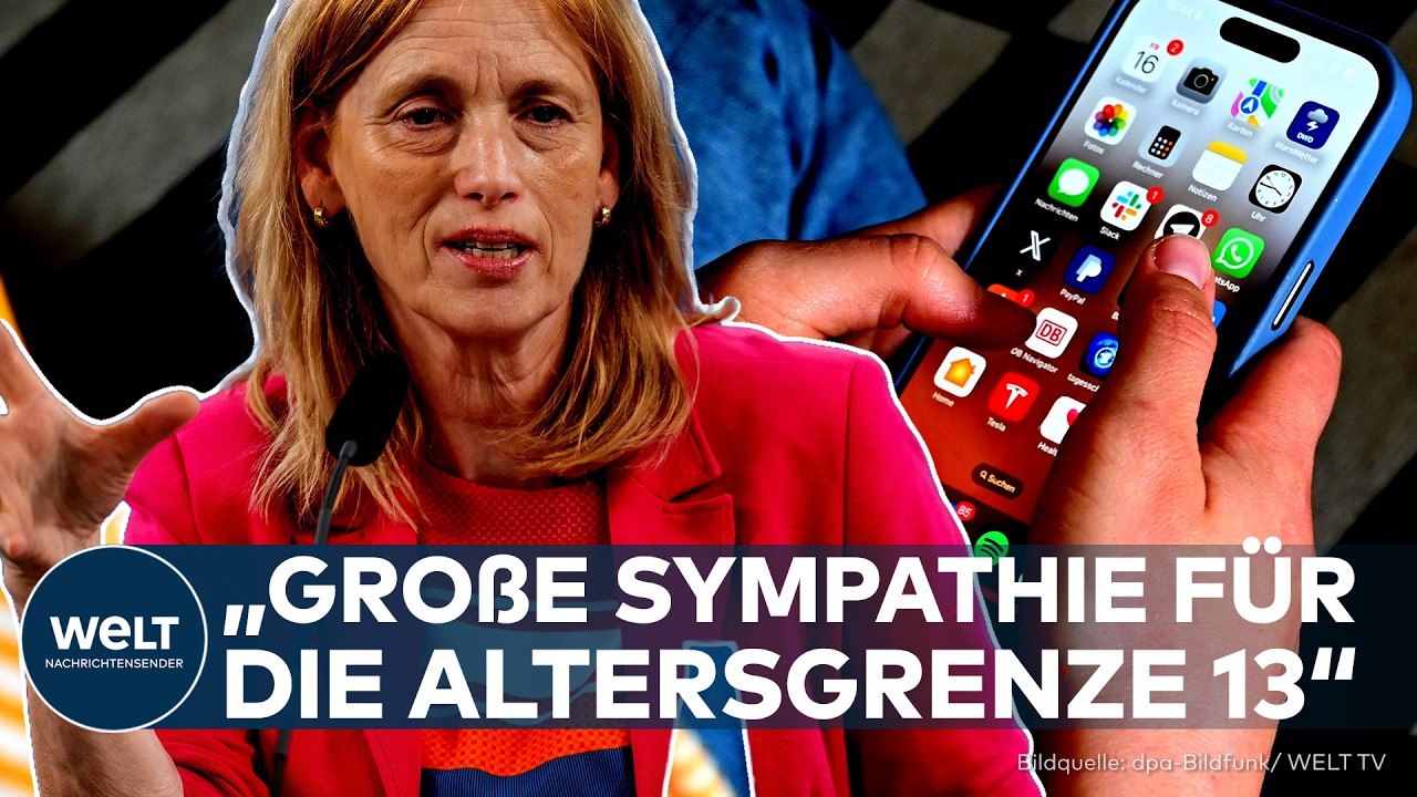 DEUTSCHLAND: SOCIAL MEDIA AB 13? Experten warnen vor Problemen mit Priens Altersgrenze