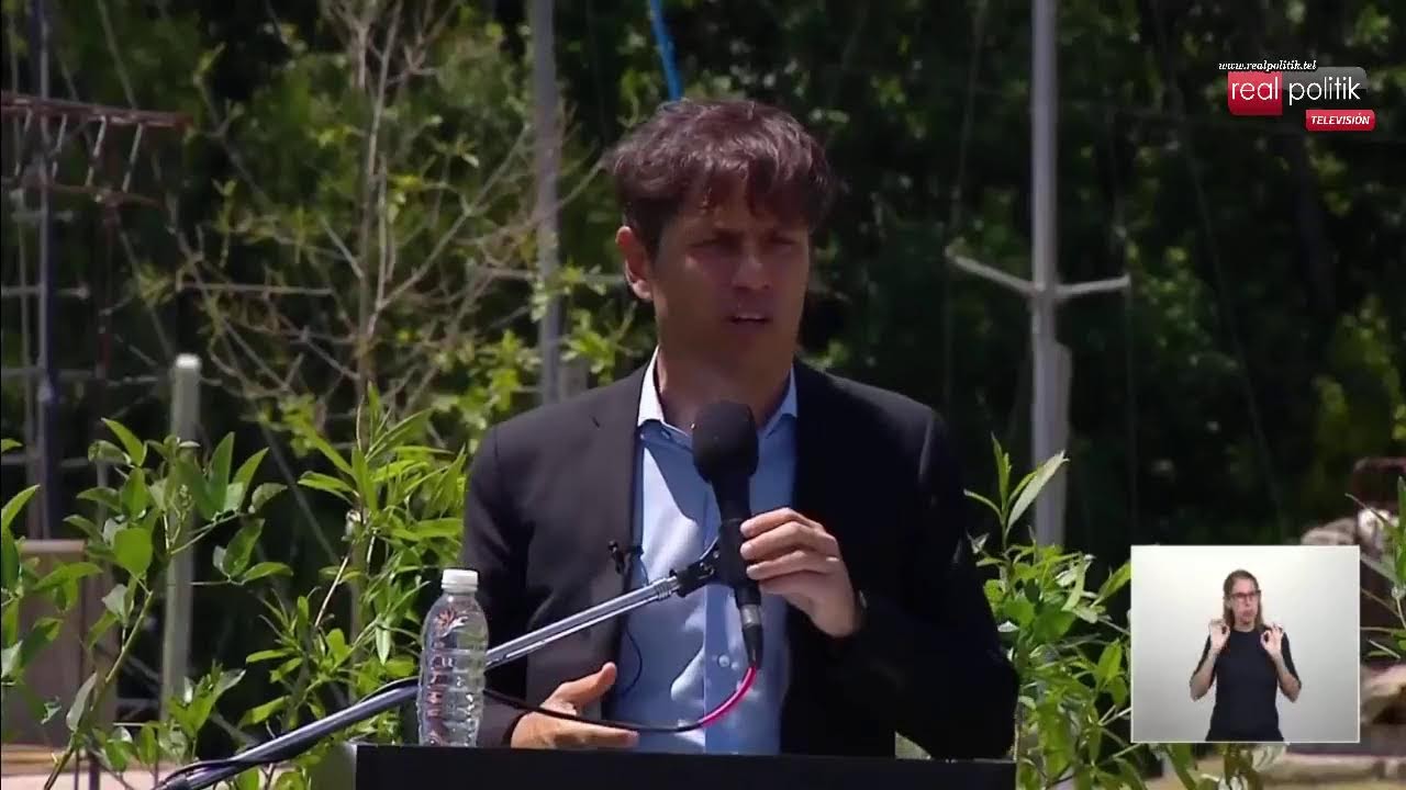 Axel Kicilof: "Hay unanimidad en la provincia para mitigar y combatir en cambio climático"