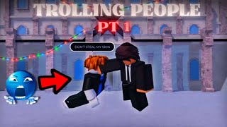 Ultimate Battlegrounds | Stealing People's Skin !