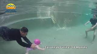 Congratulation to Savannah Gelina with only 10 Months and in just 8 swim lessons she passed adaptati