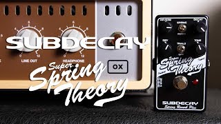Video thumbnail for My New Favourite Reverb Pedal?! - Super Spring Theory - Subdecay Pedal Demo by HarryAndAGuitar