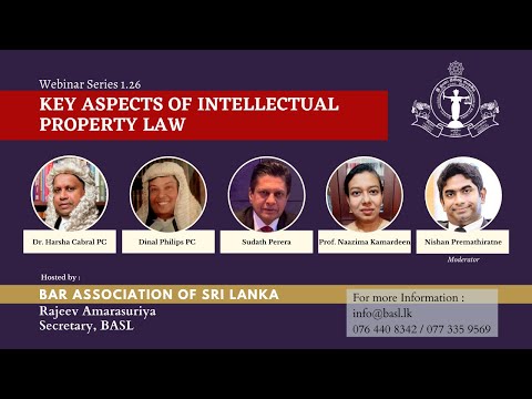BASL Webinar 1.26 - Key Aspects of Intellectual Property Law
