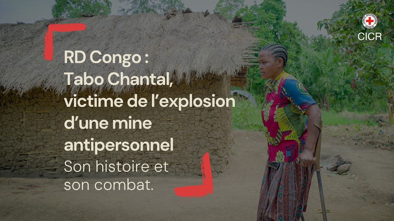 Tabo Chantal, victime de l’explosion d’une mine antipersonnel en RD Congo
