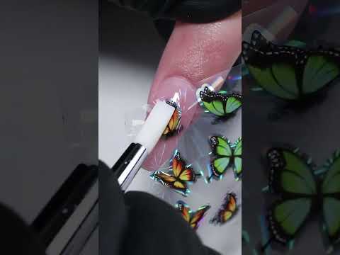Nail Tips:How to use Transfer Foil Nail Gel?