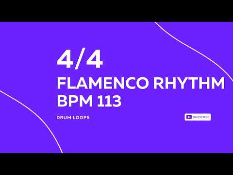 4/4 Flamenco Rhythm Pattern - Drum Beat - Metronom 113