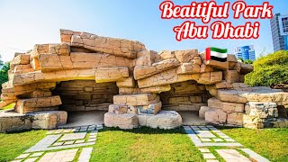 Peace of mind  for relaxation                            Abu Dhabi Park۔ Peaceful Nature