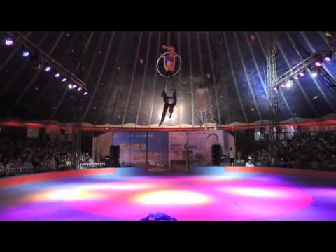 Duo SUNRISE. Aerial Hoop.
