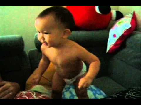1 Year Old Dances To: YourFavoriteMartian feat. DeStorm "Fight to Win"