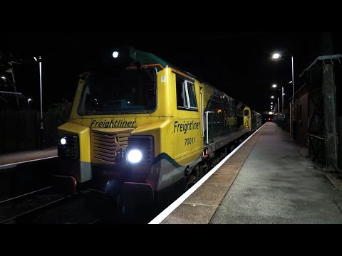 Freightliner Class 70 No. 70011 on 6H79 Guide Bridge Yd - Tunstead Sdgs @ Guide Bridge on 13.5.21 HD