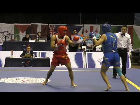 HYX 16th World Wushu Championships Sanda Men's 70KG - Italy vs. Chinese Taipei