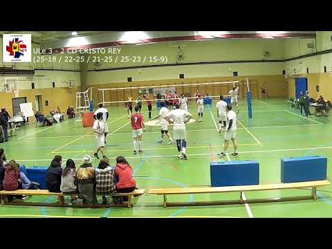 2DM de Voleibol de Castilla y Leon: ULe 3 - 2 CD Cristo Rey 24/3/2018