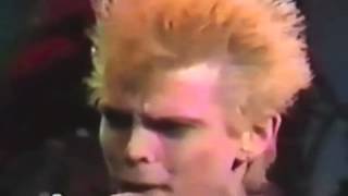 Billy Idol - (Do Not) Stand In The Shadows - MTV 1983 Live