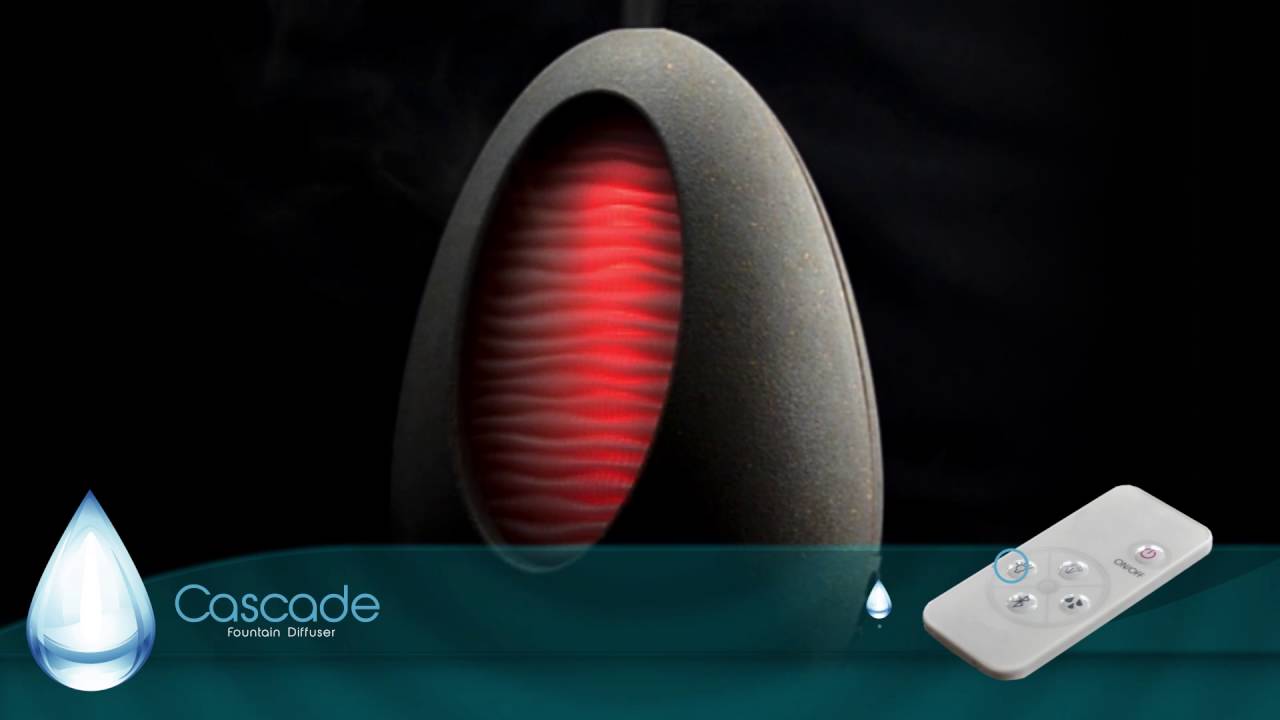 Cascade // Waterfall Fountain Aromatherapy Diffuser Aroma2Go Touch