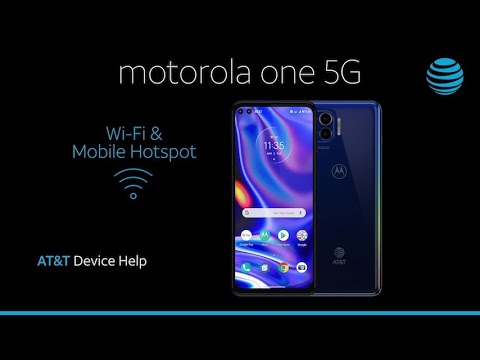Learn How to Set Up Wi-Fi & Mobile Hotspot on Your moto one 5G | AT&T Wireless