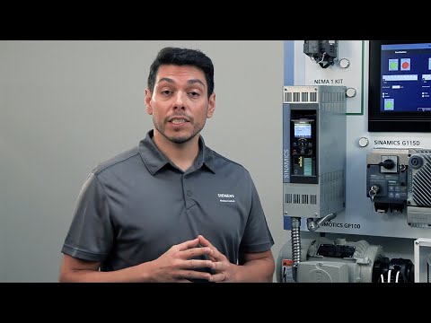 On the wall: An overview of Siemens SINAMICS general performance variable-frequency drives