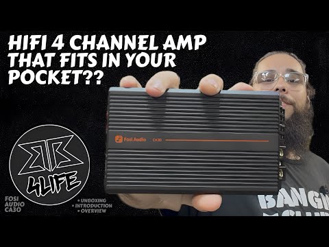 FOSI’s First Ever Car Audio Amplifier || The CA30 4-Channel Breakdown & Comparison  #banginbros 
