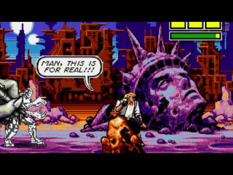 Comix Zone  Beat 'Em Up Video Game by Sega - GAMEPLAY