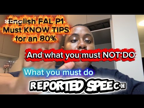 English FAL PAPER 1 TIPS: Must know before Wednesday 2025🫰🏿🫰🏿✍🏾❤️