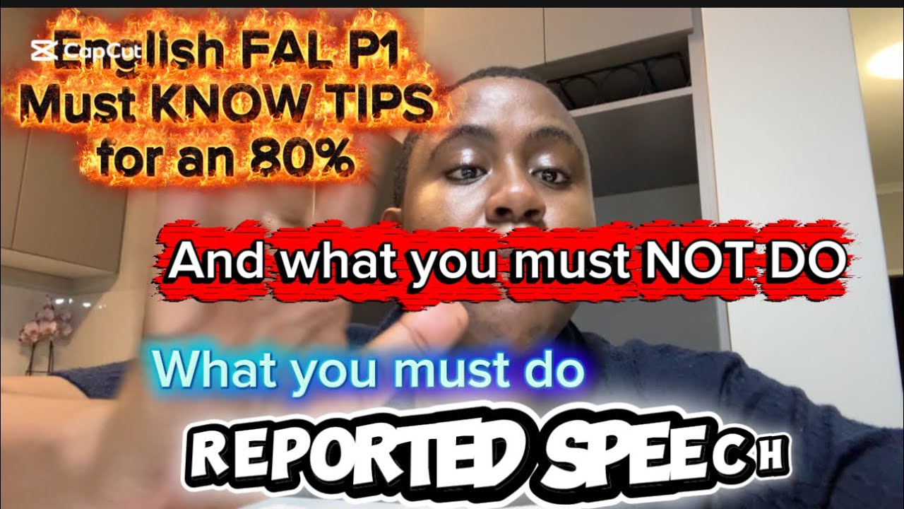 English FAL PAPER 1 TIPS: Must know before Wednesday 2025🫰🏿🫰🏿✍🏾❤️