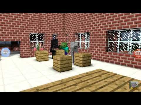 Minecraft Monster School: PLAYING SLENDERMAN HORROR GAME-Minecraft Animation