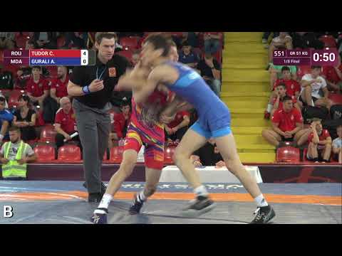 1/8 GR - 51 kg: C. TUDOR (ROU) v. A. GURALI (MDA)