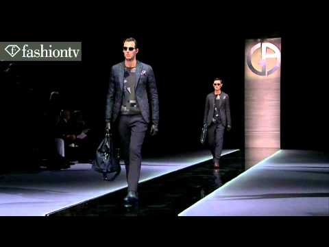Giorgio Armani Men Fall/Winter 2013-14 | Milan Men's Fashion Week | FashionTV