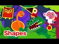 Learn Shapes In The Jungle Pinkfong Shape Songs 15 Minute Learning With Baby Shark