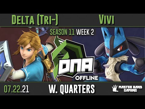 DNA [OFFLINE] S11:W2 - Delta (Tri-) (Link) Vs. Vivi (Lucario) - W Quarterfinals