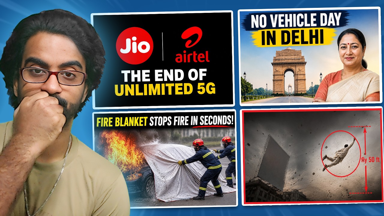 The End Jio Airtel Unlimited 5G Last Date? | No Vehicle Day in Delhi, Viral Bareilly Storm Uncle