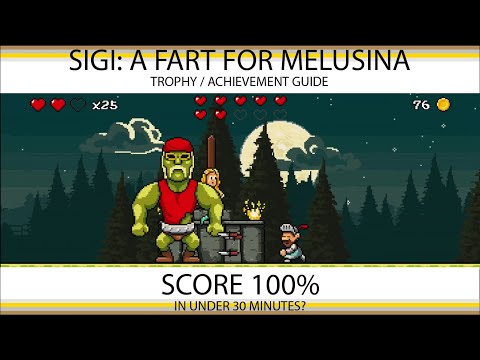 Sigi: A Fart for Melusina - Score 100% Platinum Trophy / Achievement Guide
