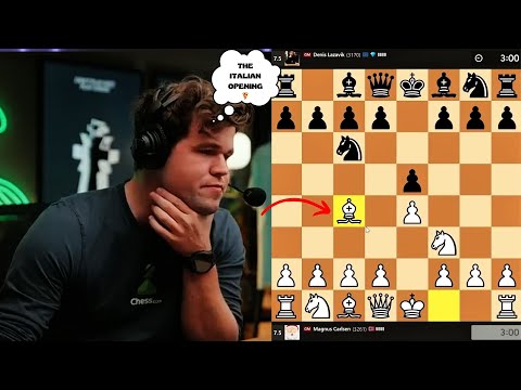 Magnus Carlsen shows us how to play the Italian Opening