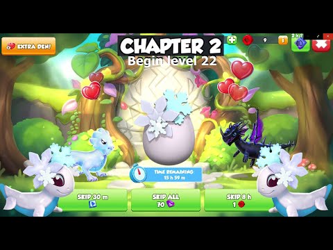 How to breed DOTW Snowflake Dragon-Dragon Mania legends | Begin level 22 Tyrant Grid Chapter 2 | DML