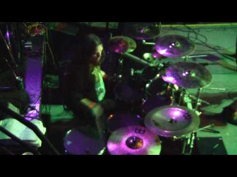 Jack Blackburn of Enfold Darkness filmed in Jun 2010 (drum cam)