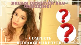 Dream Designer Bag Unboxing + Finished Bedroom Makeover I Walk In Robe Styling | New Bedroom Decor