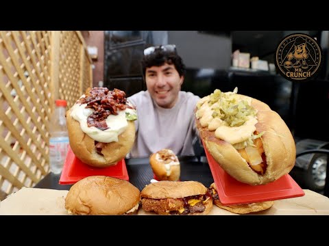 Trying ALL the HOT DOGS at this PLACE | Mr.Crunch