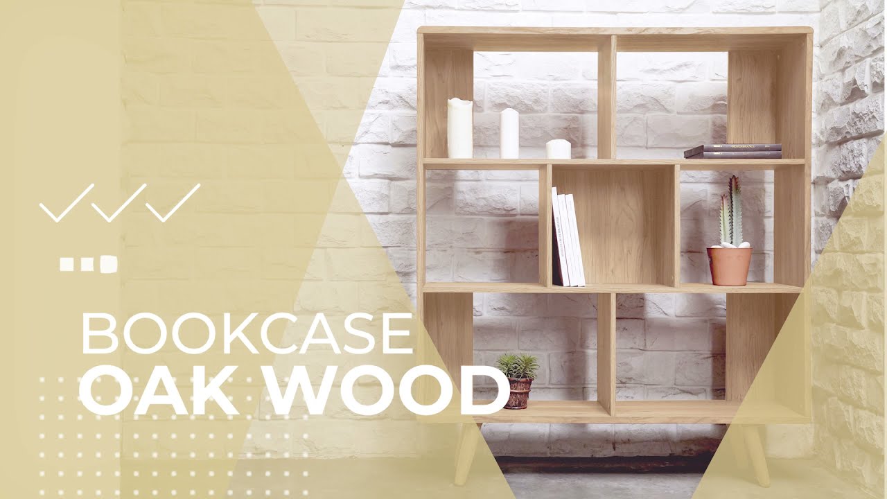 DUKE LIVING - BOUNCE BOOKCASE OAK WOOD