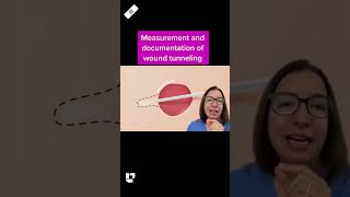 Wound Tunneling Explained | Nursing Assessment: Wound Care SHORT | @LevelUpRN