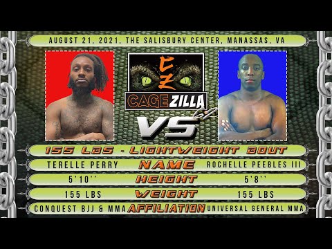 @Cagezilla  62 - Terelle Perry Vs Rochelle Peebles III