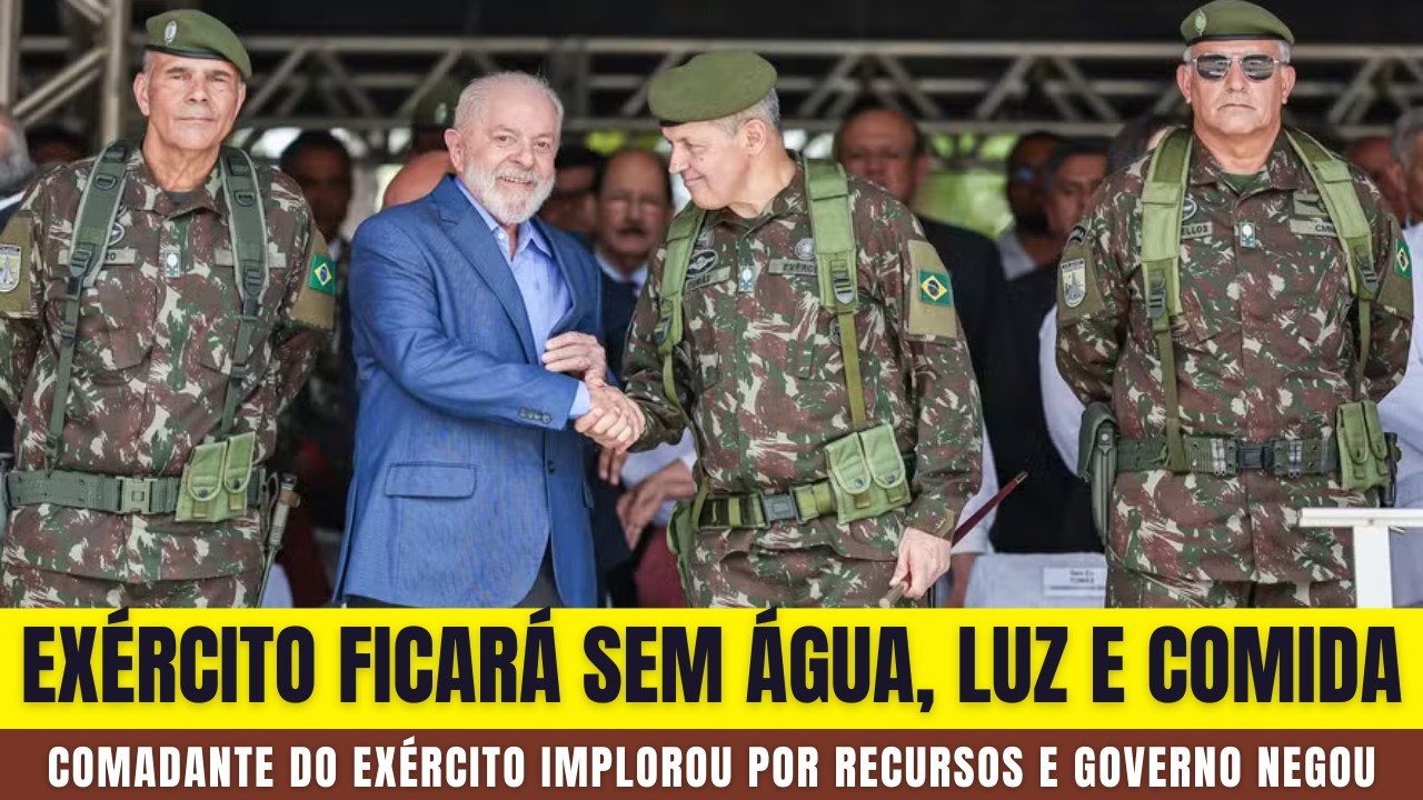 GOVERNO DÁ NEGA PARA MILITARES: Vai Faltar Tudo nas Forças Armadas