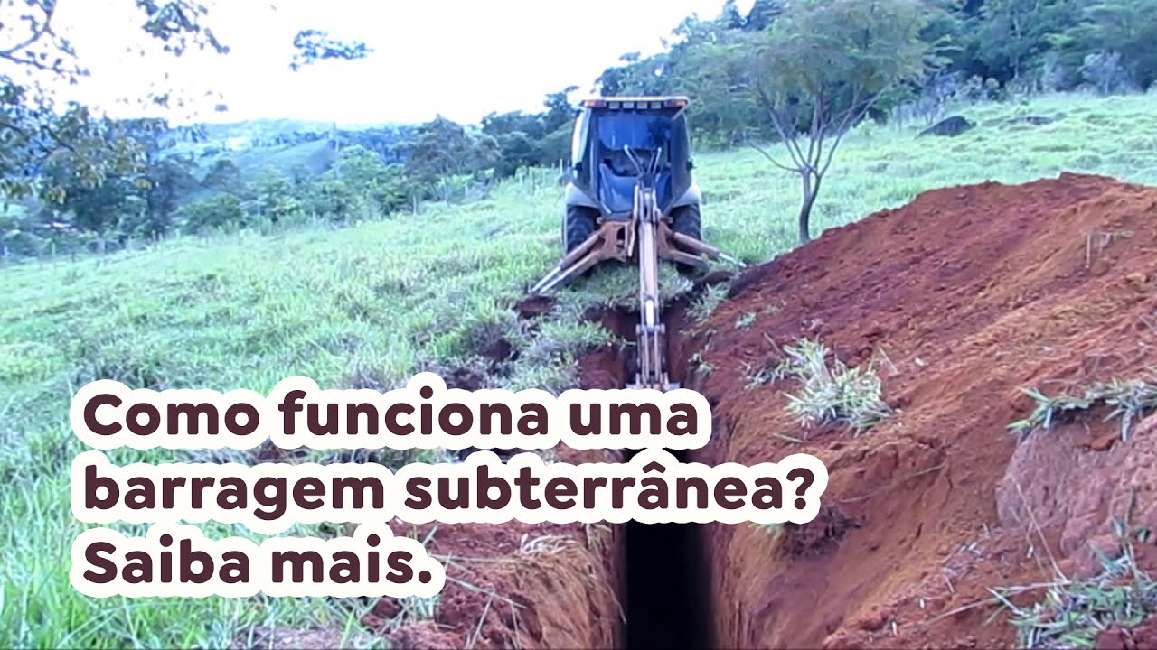Como funciona uma barragem subterrânea? Saiba mais.