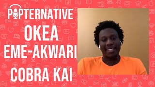 Okea Eme-Akwari talks about playing Shawn in Season 3 of Cobra Kai, working on The Walking Dead video